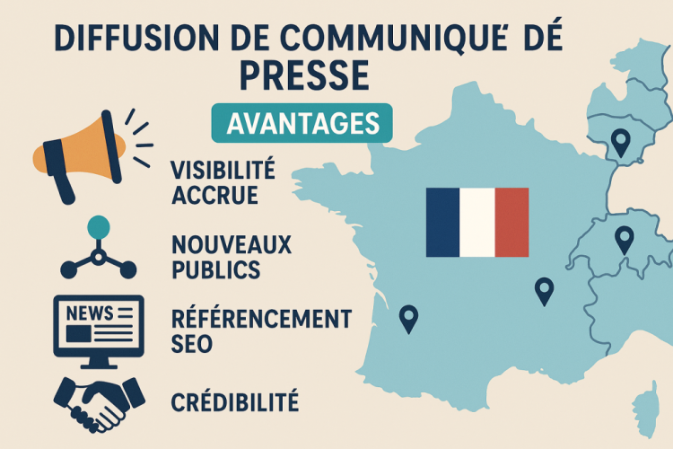 Avantages de la distribution de communiqués de presse en France et dans les pays francophones d’Europe